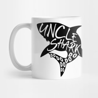 Uncle Shark (Baby Shark) - Minimal Lyrics Shirt Mug